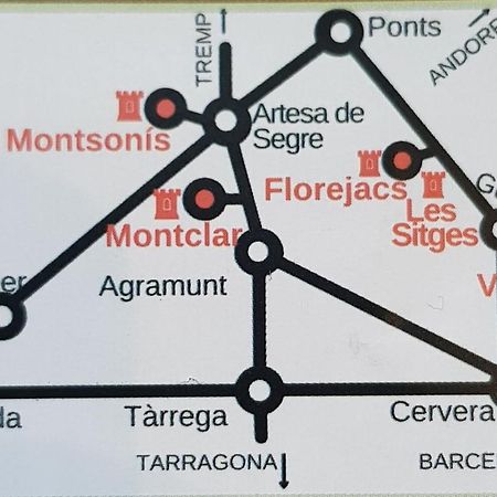 Cal Roger Monsonis Apartman Montsonis Kültér fotó