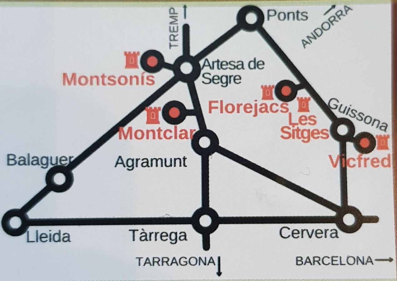 Cal Roger Monsonis Apartman Montsonis Kültér fotó